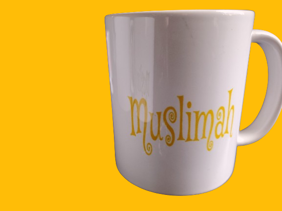 Yellow Muslimah Custom Mug