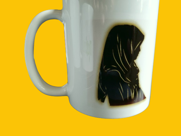 Yellow Muslimah Custom Mug